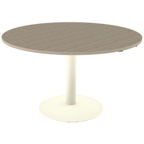 Table Mano ronde hauteur réglable plateau stratifié ABS Mobidecor