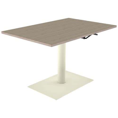 Table Mano rectangulaire hauteur réglable plateau stratifié alaisé
