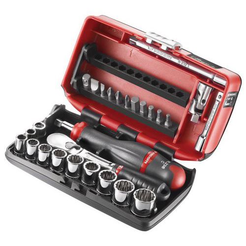 Coffret douilles 1/4 12 pans en pouces - RL.NANO-U112