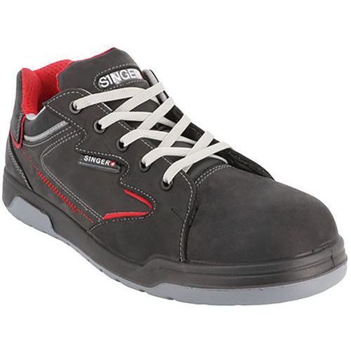 Chaussures de securite cuir noire Nubuck hydrofuge S3 - Singer Safety