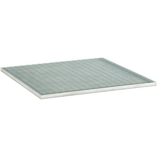 Caillebotis acier galvanisé bac palette polyéthylène - Cemo