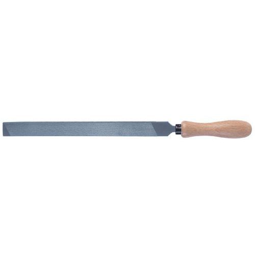Lime plate mi-douce avec manche en bois - MOB