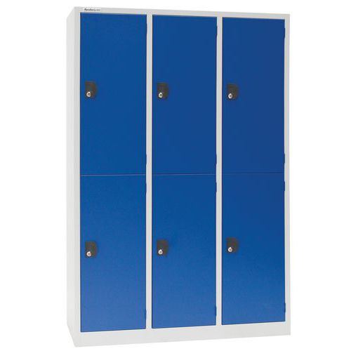 Vestiaire-penderie multicases - Sur socle - Manutan Expert Vestiaire-penderie multicases - Sur socle - Manutan Expert