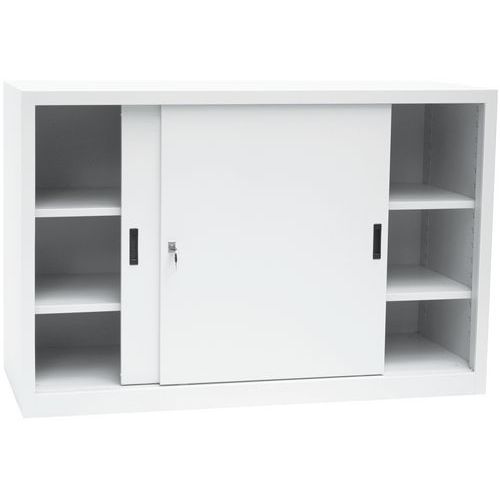 Armoires basses à portes coulissantes CH - Largeur 150 cm - Manutan Expert Armoires basses à portes coulissantes CH - Largeur 150 cm - Manutan Expert