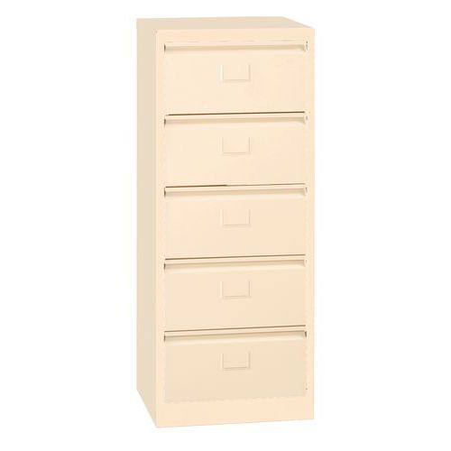 Armoire à dossiers avec rabat - 5 compartiments - Manutan Expert