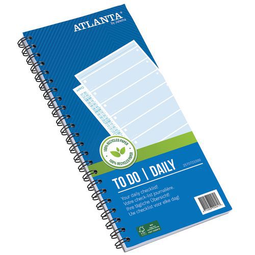 To Do Daily - Papier 100% recyclé - Atlanta