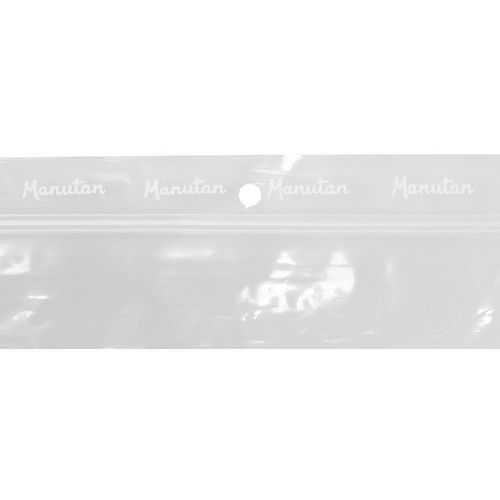Sachets zip - Bandes blanches 100 microns – Manutan - Manutan Expert