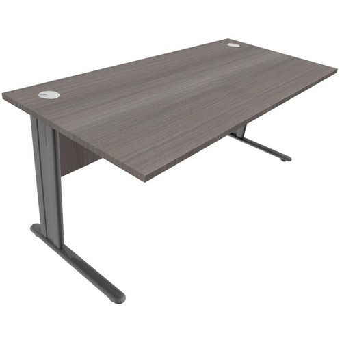 Bureau droit - Cèdre - Manutan