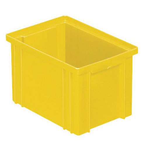 Bac gerbable - Jaune - Longueur 200 à 630 mm - 3,6 à 85 L