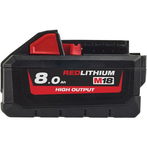 Batterie M18 HB8 - 18V 80Ah HIGH-OUTPUT Red Lithium