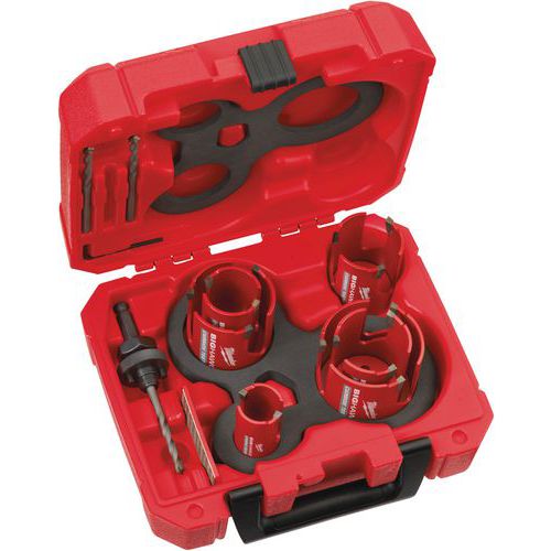 Coffret de scies cloches BIGHAWG TCT 10 pièces
