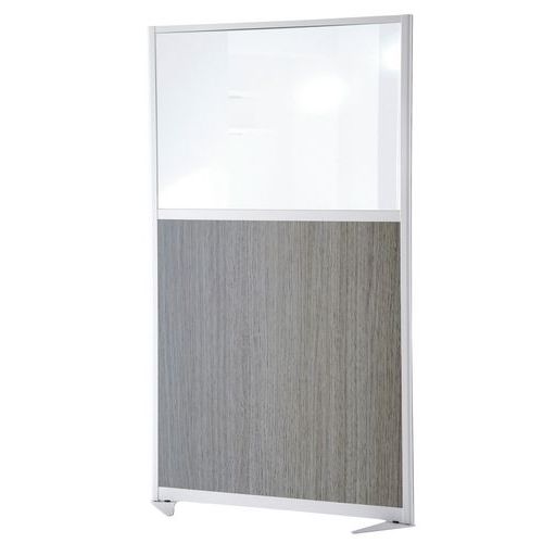 Cloison de séparation tendance - Panneau semi-vitré - Hauteur 170 cm