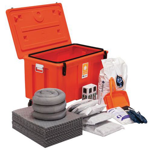 Kit d'absorbants en coffre 110 L - Ikasorb Kit d'absorbants en coffre 110 L - Ikasorb