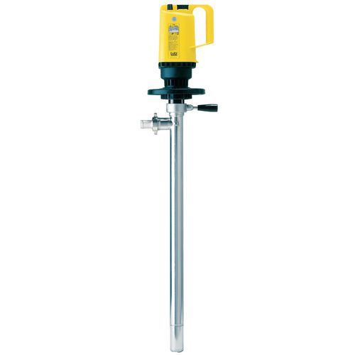 Pompe vide-fût acier inoxydable - Moteur électrique