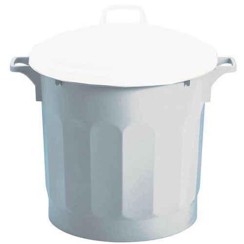 Poubelle agroalimentaire sans couvercle HACCP - 75 L