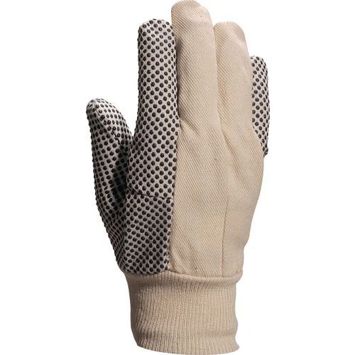 Gant coton picots noirs CP149