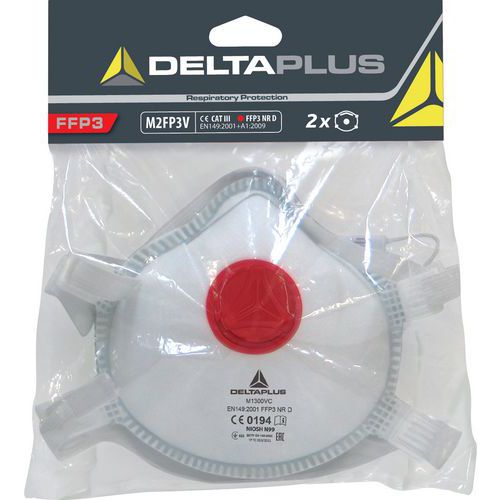 Kit de 2 demi-masques FFP23 a valve
