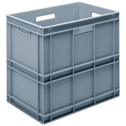 Bac gerbable norme Europe gris RAKO - 45 à 100 L Bac gerbable norme Europe gris RAKO - 45 à 100 L
