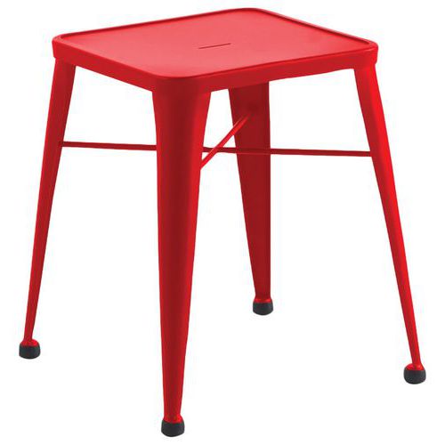 Tabouret Roma acier 4 pieds
