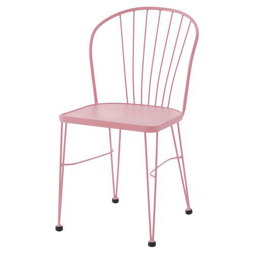 Chaise Tudela acier 4 pieds