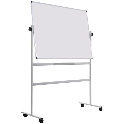 Tableau blanc basculant mobile Bi-Office - Émaillé double face Tableau blanc basculant mobile Bi-Office - Émaillé double face