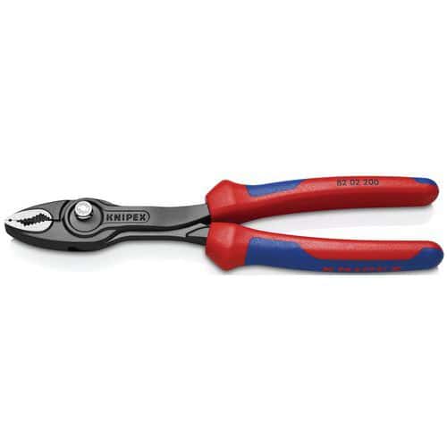 Pince multiprise frontale Twingrip 200mm tête polie - KNIPEX