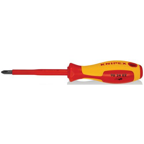 Tournevis cruciforme Phillips® isolé 1000V - KNIPEX