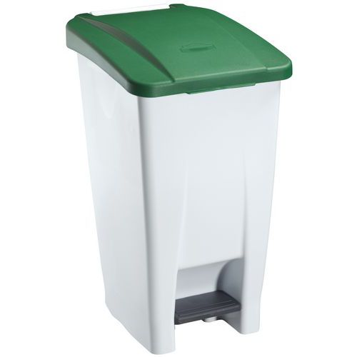 Poubelle mobile à pédale - 60 L - Manutan