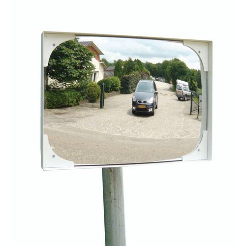 Miroir de sécurité - Vision 90° - Orientation jusqu'à 30°- Rectangle