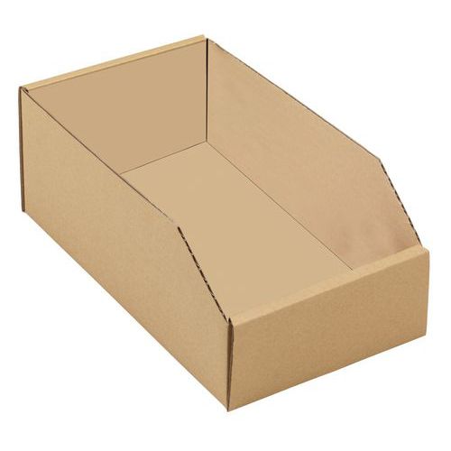 Bacs à bec carton kraft brun - Longueur 300 mm - 3,6 à 8,3 L Bacs à bec carton kraft brun - Longueur 300 mm - 3,6 à 8,3 L