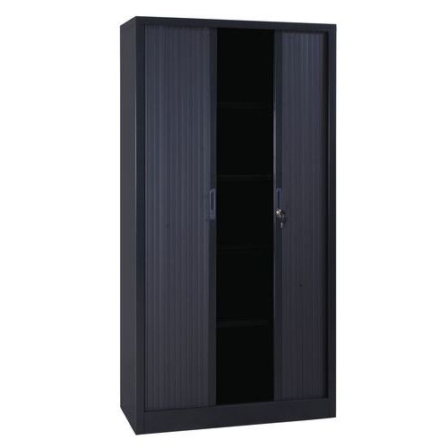 Armoire haute à rideaux en kit - Largeur 120 cm - Manutan Expert Armoire haute à rideaux en kit - Largeur 120 cm - Manutan Expert