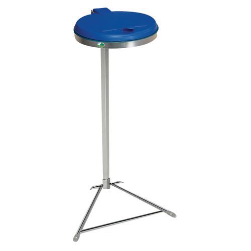 Support sac-poubelle avec couvercle - 120 L