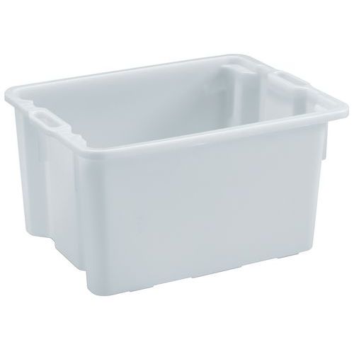 Bac rectangulaire gerbable emboîtable - 50L à 90L - Mobil Plastic Bac rectangulaire gerbable emboîtable - 50L à 90L - Mobil Plastic