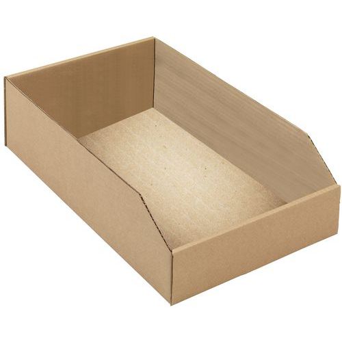 Bacs à bec carton kraft brun - Longueur 400 mm - 11 L Bacs à bec carton kraft brun - Longueur 400 mm - 11 L