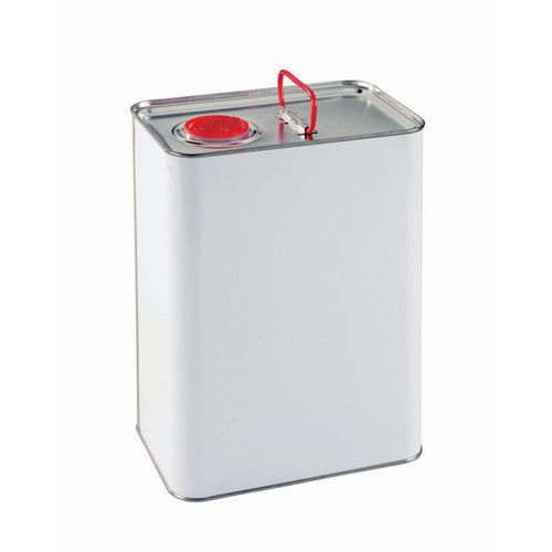 Bidon en fer avec bouchon utilisable en bec verseur – 0,25 à 5L