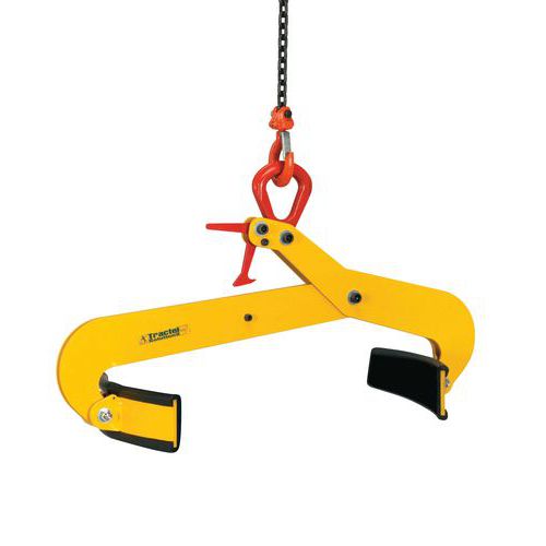 Pince semi-automatique pour fût métal - Prise verticale - Force 500 kg Pince semi-automatique pour fût métal - Prise verticale - Force 500 kg