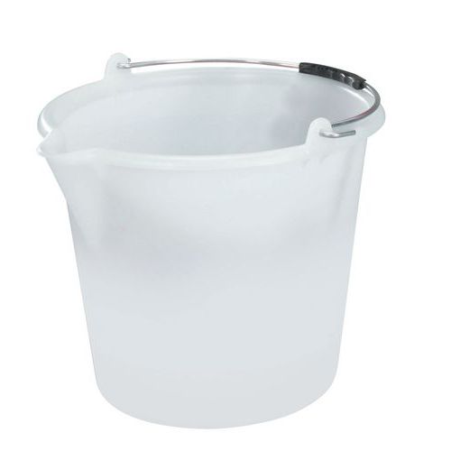 Seau blanc à bec verseur – 12 à 18L Seau blanc à bec verseur – 12 à 18L