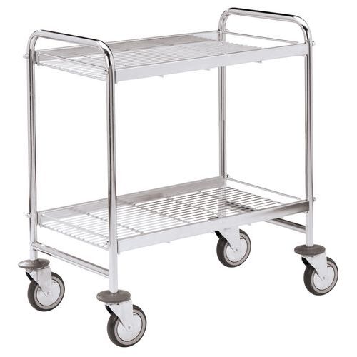 Chariot à plateau grillagé - Capacité 150 kg