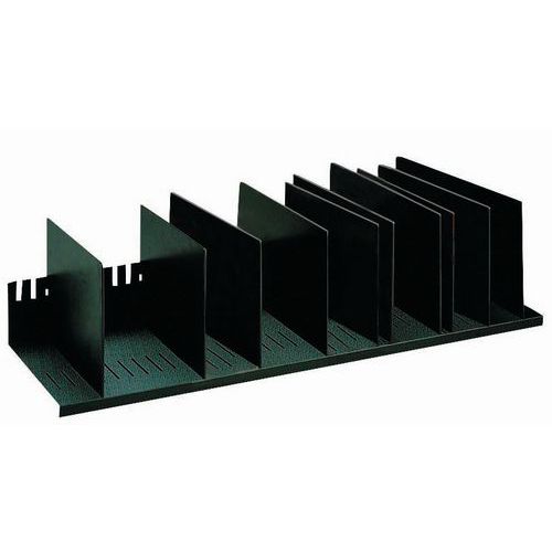 Trieur vertical à séparateurs amovibles pour armoires - Noir - Paperflow