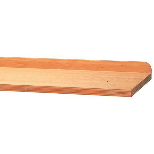 Dosseret en hêtre pour plateau d'établi Dosseret en hêtre pour plateau d'établi