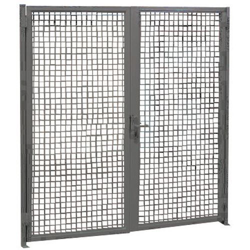 Porte pour cloison grillagée en zone d'entrepôt - Manorga Porte pour cloison grillagée en zone d'entrepôt - Manorga