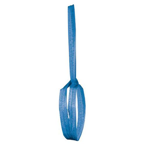 Élingue ronde sans fin en polyester - Force 500 à 8 000 kg - Longueur utile 1 m à 4 m