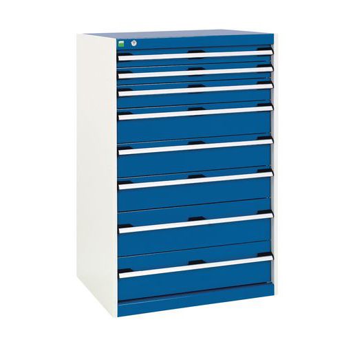 Armoire d'atelier à tiroirs Bott SL-86 - Hauteur 120 cm