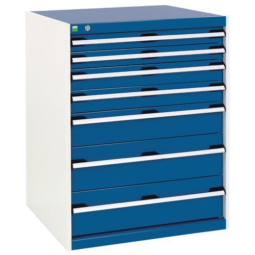 Armoire d'atelier à tiroirs Bott SL-87 - Hauteur 100 cm Armoire d'atelier à tiroirs Bott SL-87 - Hauteur 100 cm
