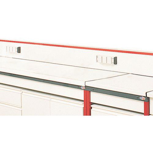 Paillasse de laboratoire modulaire - Grès - Avec dosseret