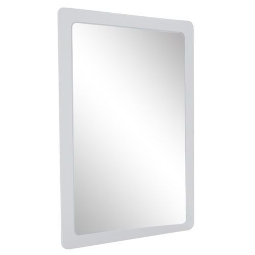 Miroir pour sanitaire incassable avec cadre PVC - Manutan Expert