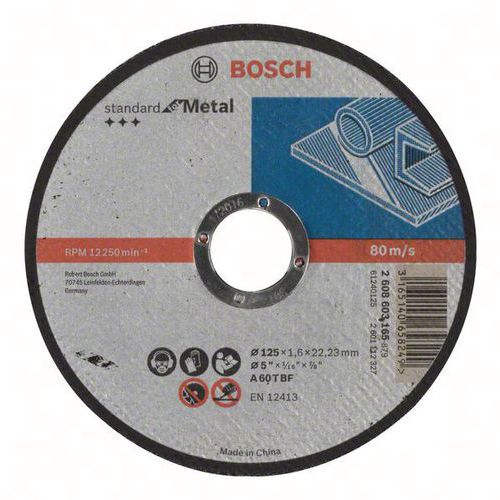 Disques à tronçonner Standard for Metal