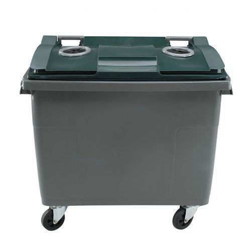 Conteneur mobile Plastic Omnium - Couvercle spéciale verre - 660 L Conteneur mobile Plastic Omnium - Couvercle spéciale verre - 660 L
