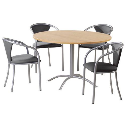 Ensemble de conférence Laser - Table hêtre