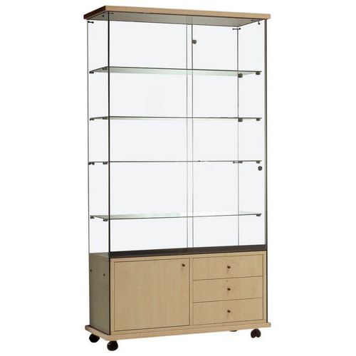 Vitrine Easy E6 - Avec armoire basse Vitrine Easy E6 - Avec armoire basse